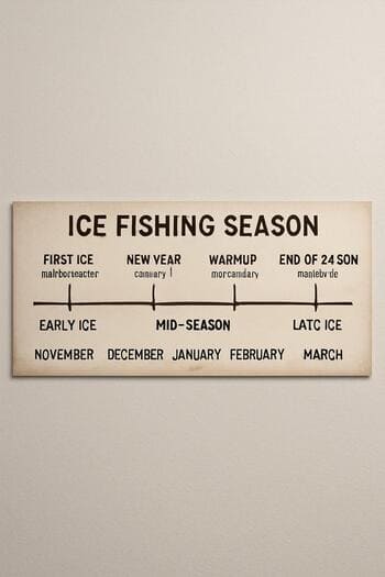 Long wall strip filled with coloured winter weeks in a row.